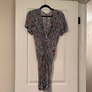 Zadig & Voltaire Multicolor Floral Midi Dress